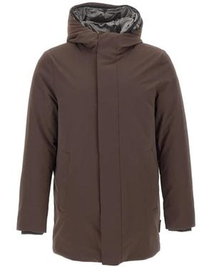 Rrd Clark Hooded Jacket - Brown