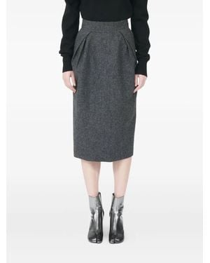 Maison Margiela プリーツ スカート - ブラック