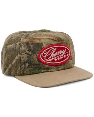 CHERRY LA Five Star Panelled Baseball Cap - Green