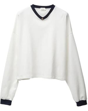 Versace V-Neck Top - White