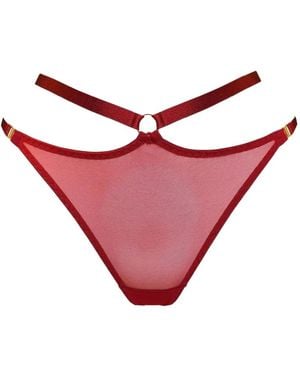 Bordelle String Signature En Résille - Pink