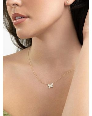 Sydney Evan Diamond Cross Stud Earrings - Metallic