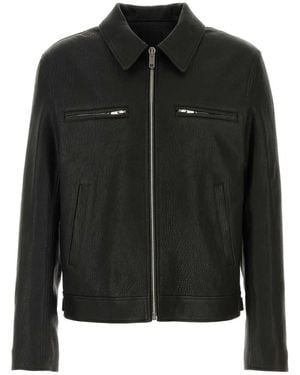 Givenchy ジップポケット レザージャケット - ブラック