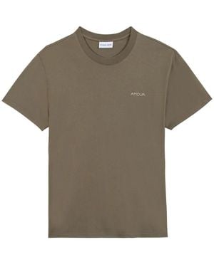 Maison Labiche Amour-Embroidered T-Shirt - Grey