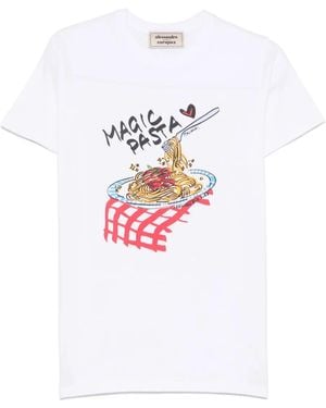 ALESSANDRO ENRIQUEZ Cotton T-Shirt - White
