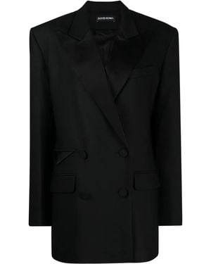 David Koma Blazer Met Dubbele Rij Knopen - Zwart