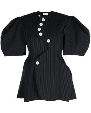 Enfold Bluse Mit Print - Schwarz
