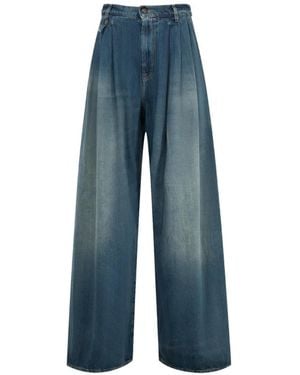 R13 Jeans Mit Falten - Blau
