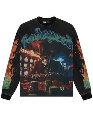 Godspeed T-Shirt Life's Gamble Imprimé - Black