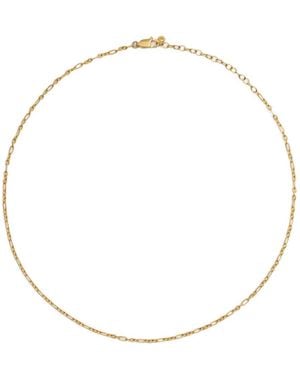 Monica Vinader Textured-Chain Necklace - Metallic