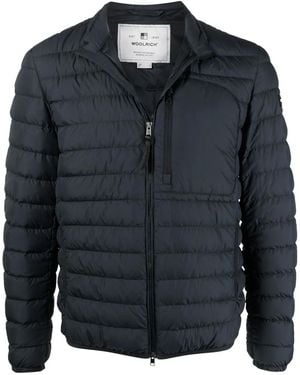 Woolrich Zipped Padded Jacket - Blue