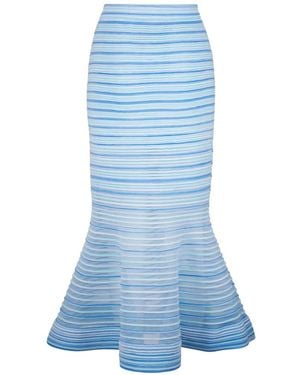 Jonathan Simkhai Sullivan Midi Skirt - Blue