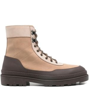 Brunello Cucinelli Lace-Up Boots - Brown
