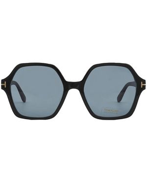 Tom Ford Sonnenbrille Mit Oversized-Gestell - Blau