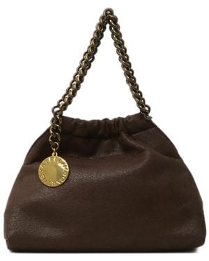 Stella McCartney Falabella Mini Drawstring Bag - Brown