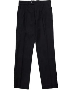 SELECTED Straight-Leg Trousers - Black