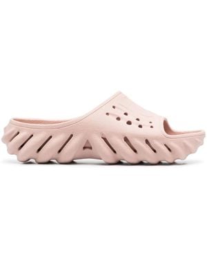 Crocs™ Echo Perforated Slides - Pink