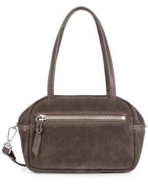 Lancaster Suède It Suede Zip-Fastening Shoulder Bag - Brown