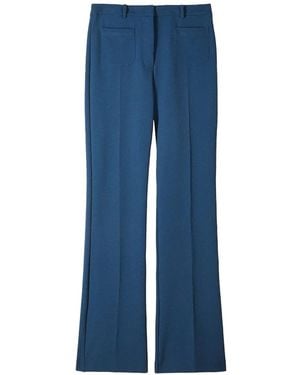 Patrizia Pepe Patch-Pocket Trousers - Blue