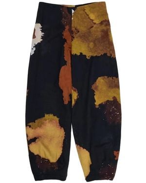 Bimba Y Lola Blot Print Trousers - Blue