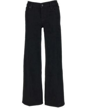 FRAME Wide-Leg Jeans - Black