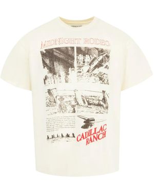 MIDNIGHT RODEO Cadillac Ranch Short-Sleeved T-Shirt - White