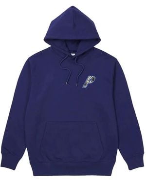 Palace P-3 Snake Applique Hoodie - Blue