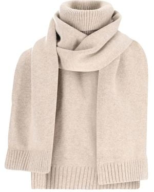 LVIR Roll-Neck Scarf - Natural