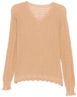 JNBY Crochet-Knit Top - Natural