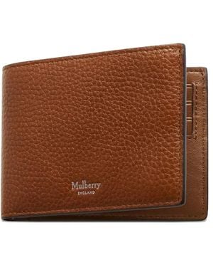 Mulberry Classic Grain 8-Card Wallet - Brown