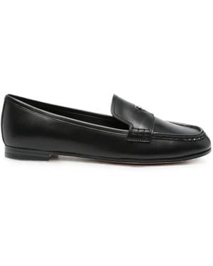 MICHAEL Michael Kors Mocasines Jennings De Piel Con Placa Del Logo - Negro