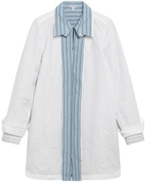 Loewe Blousejurk Met Gekreukt Effect - Blauw