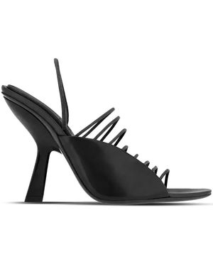 Ferragamo Ferragamo Altaire Leather Sandal - Black