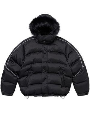Supreme X Jordan Puffer Jacket - Black