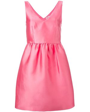 P.A.R.O.S.H. V-Neck Sleeveless Dress - Rosa