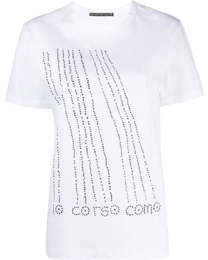 10 Corso Como Logo-Print Cotton T-Shirt - White