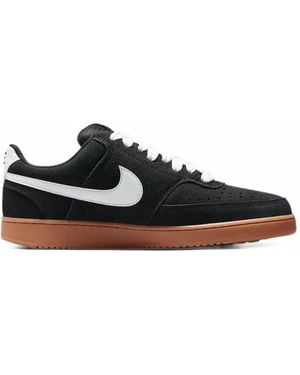 Nike Court Vision Low Sneakers - Black
