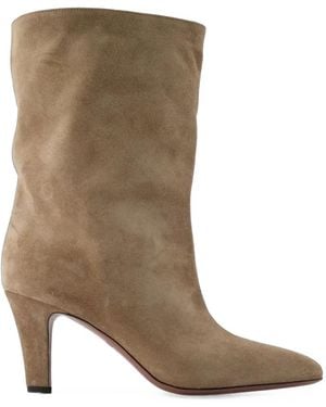 Paris Texas Elsa Slouchy Ankle Boots - Braun