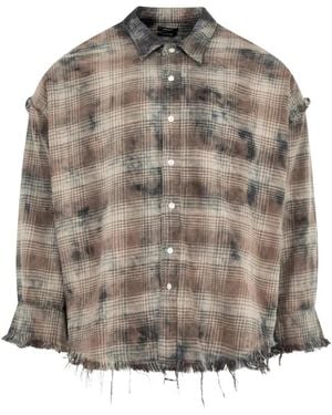R13 Distressed Shirt - Grey