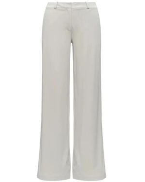 K-Way Jalle Wide-Leg Trousers - White