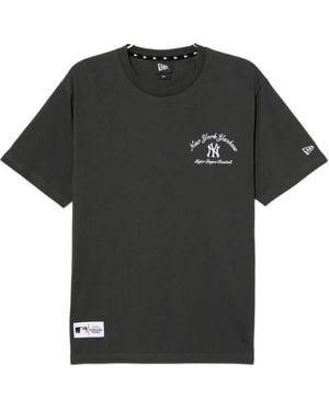 KTZ X Mlb T-Shirt Met Logo - Zwart