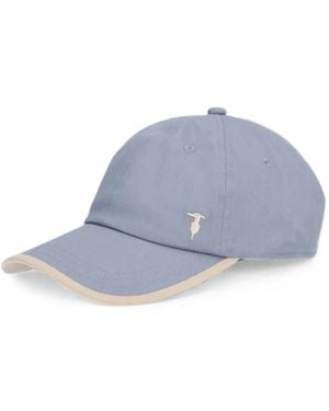 Trussardi Baseballkappe Mit Logo-Stickerei - Blau