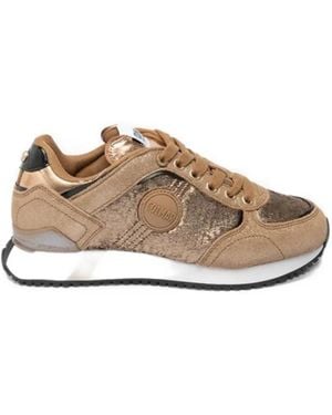 Colmar Logo-Patch Low-Top Trainers - Natural