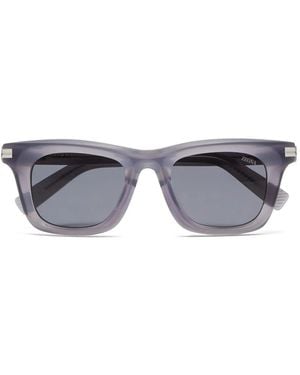 ZEGNA Angular-Frame Sunglasses - Grey