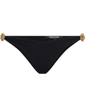 Roberto Cavalli Bikinihöschen Mit Logo - Schwarz