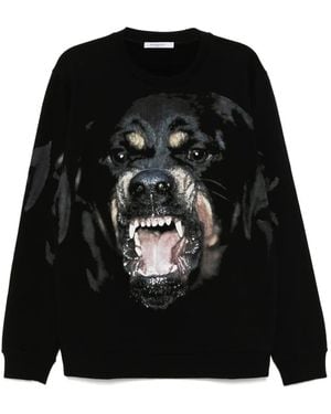 Givenchy Sweatshirt mit grafischem Print - Schwarz