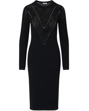 Liu Jo Knit Midi Dress - Black