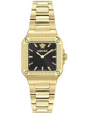 Versace Greca 30Mm Watch - Metallic