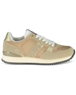 Napapijri Astra Logo-Print Trainers - White