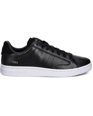 K-swiss Baskets Lozan Klub À Détails Perforés - Black